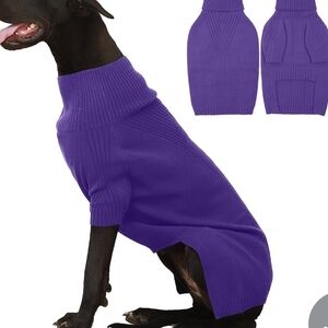 Dog Sweater 4XL,Thermal Warm Dog Sweaters for Giant Breed Dogs,Turtleneck Knitte